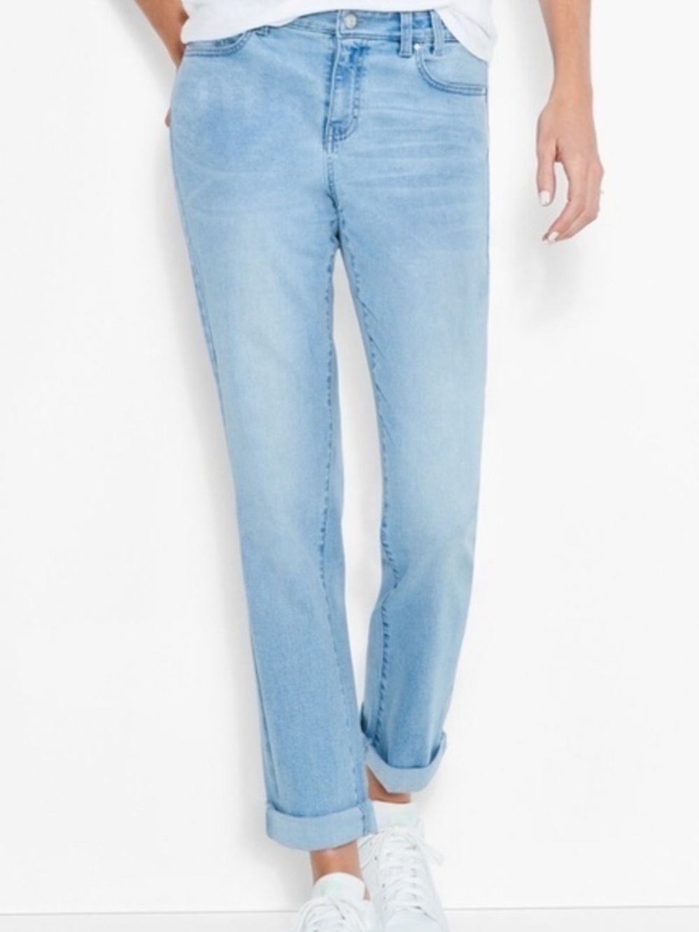 Nic + Zoe Mid Rise Girlfriend Jeans NWT